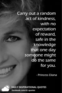 Random acts - Princess Diana